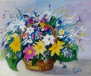 Cesto di fiori