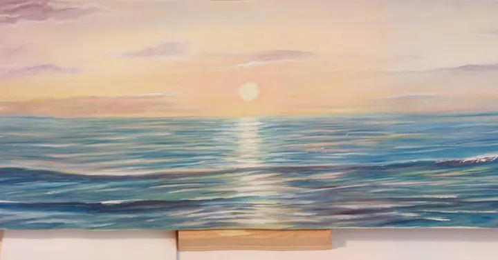 Tramonto sul mare