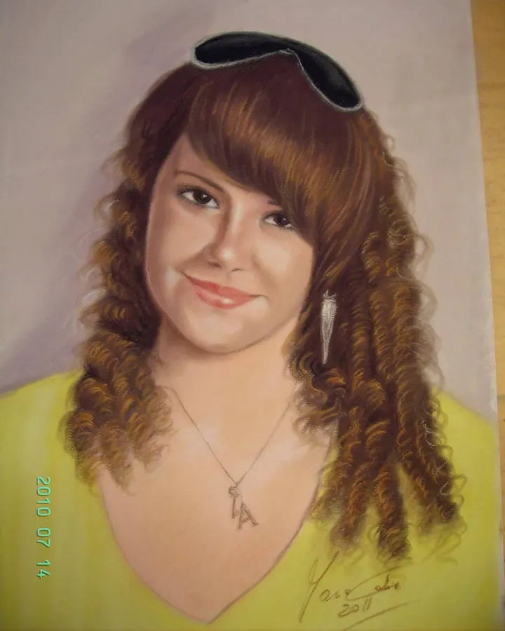Ritratto di ragazza, a colori